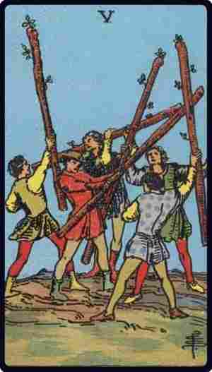 Five of Wands