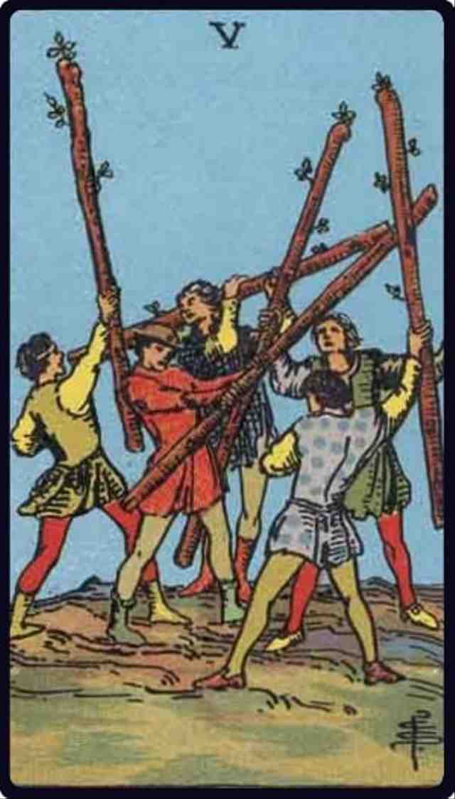 Five of Wands