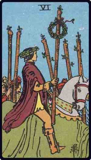 Sechs der Stäbe